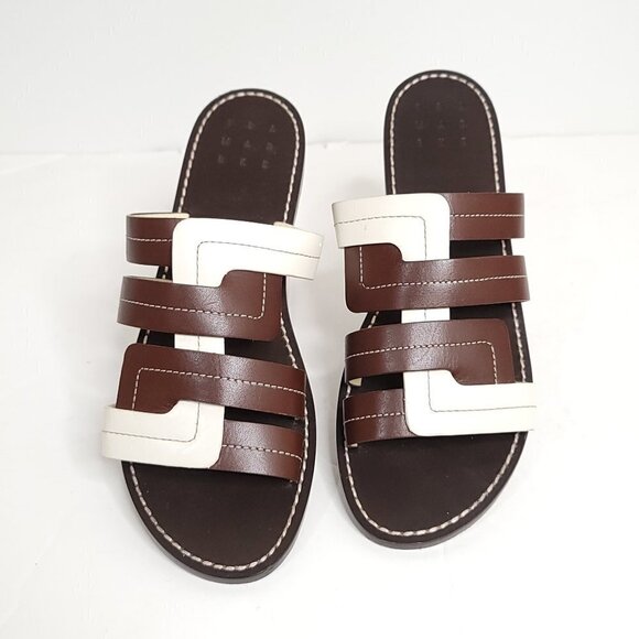 Trademark Interlock Vachetta Sandals (Flats,Flat Sandals) - Picture 5 of 9